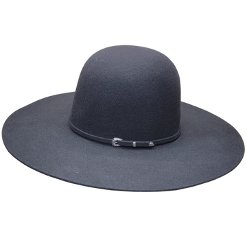 3X | Open Crown | 4 1/2" Brim | Charcoal