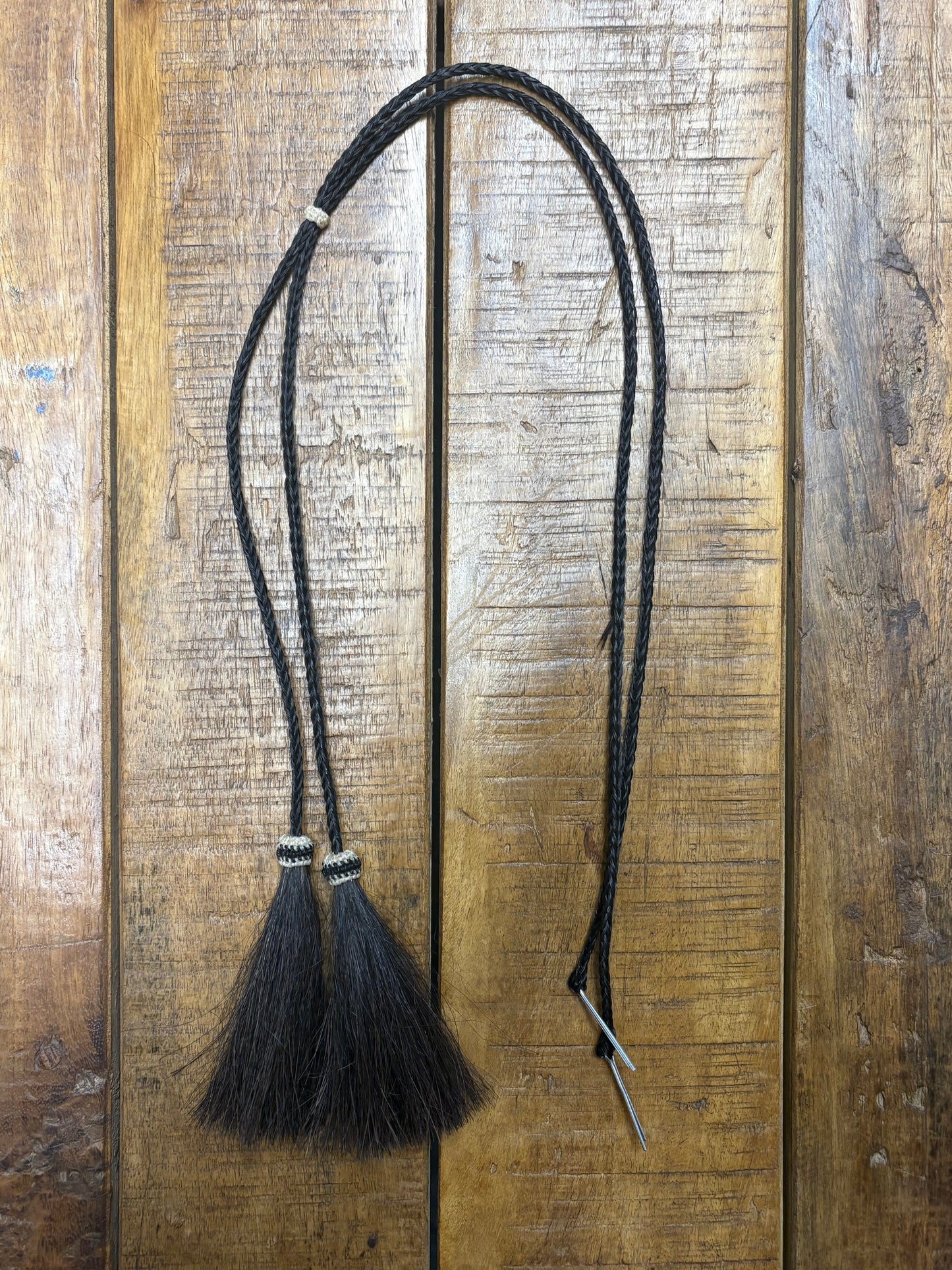 Cotter Pin - Horse Hair Braid - Black