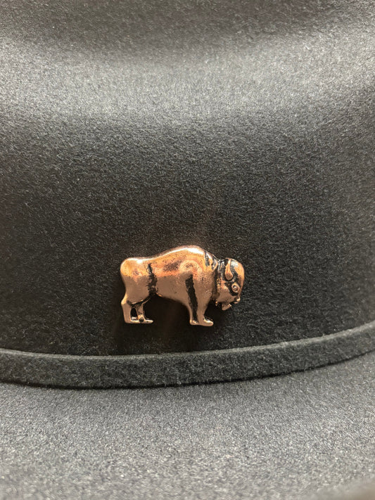 Hat Pin - Bronze Bison