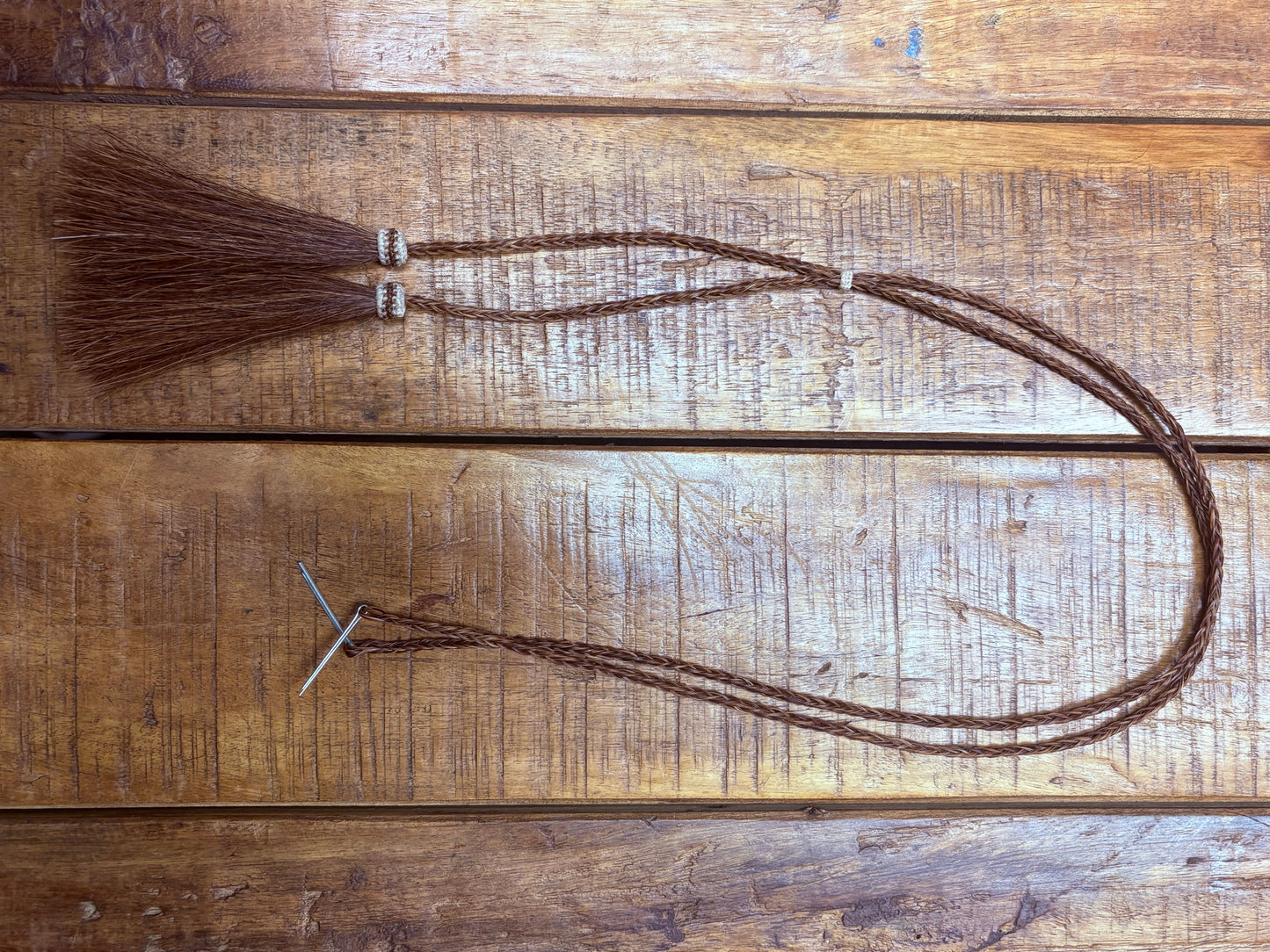 Cotter Pin - Horse Hair Braid - Brown