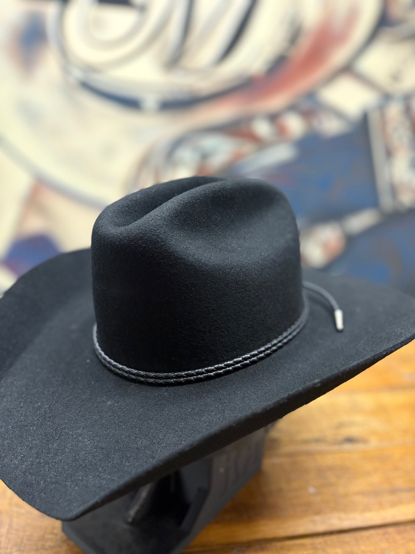 Hat Band -  Leatherette - Black