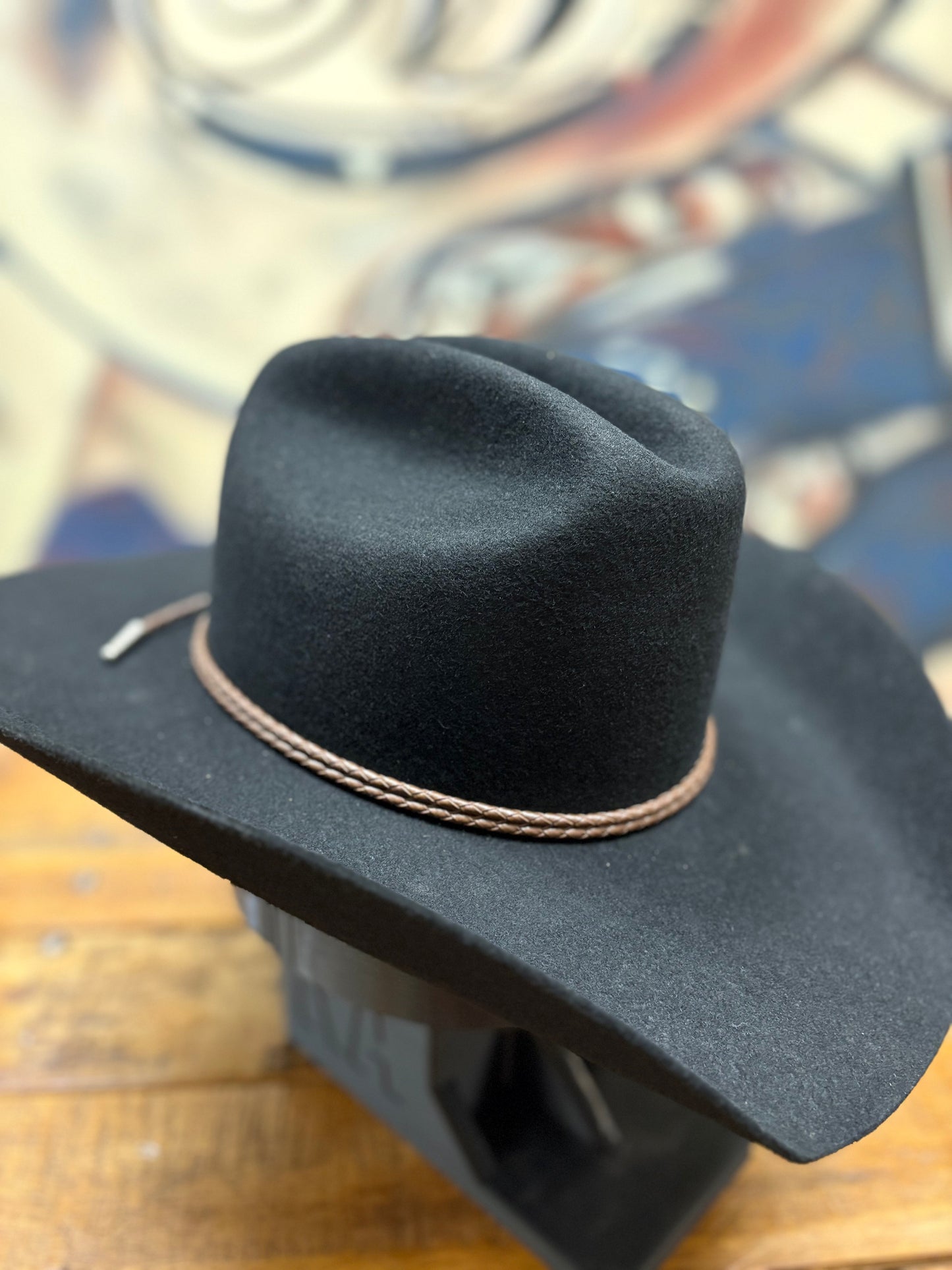 Hat Band - Leatherette - Brown
