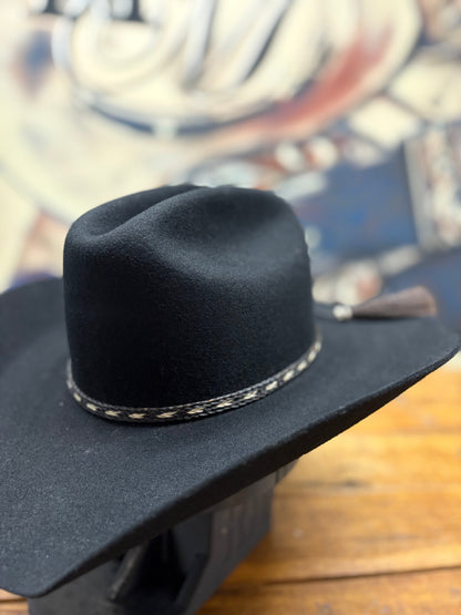 Hat Band - Horsehair with Tassels 3/8 - Brown/Black