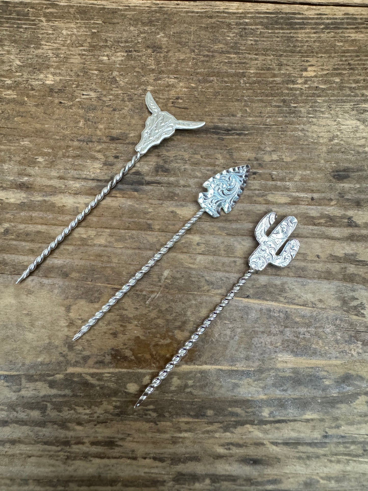 Sterling Silver Toothpick - Set of 3