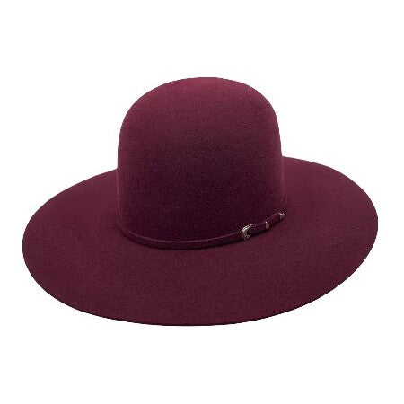 Hat Masters 7X | Open Crown | 4 1/4" Brim | Merlot