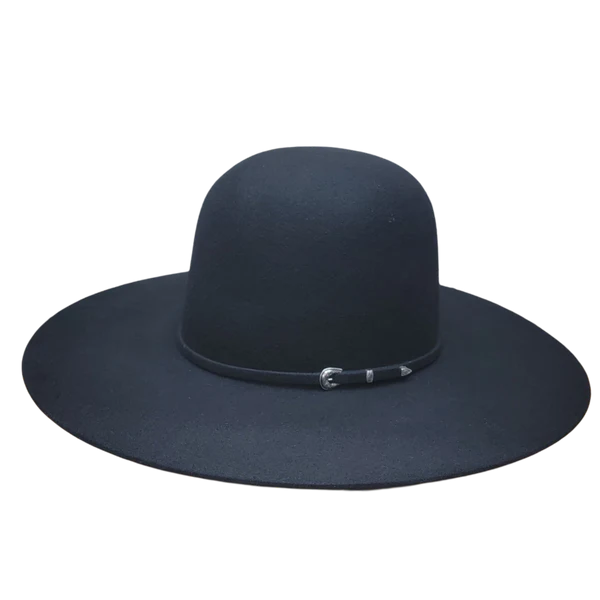 3X | Open Crown | 4 1/2" Brim | Black