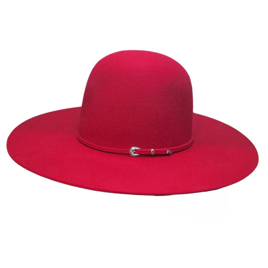 3X | Open Crown | 4 1/2" Brim | Red