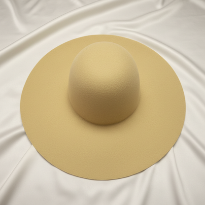 Custom Rabbit Felt Hat - Top View